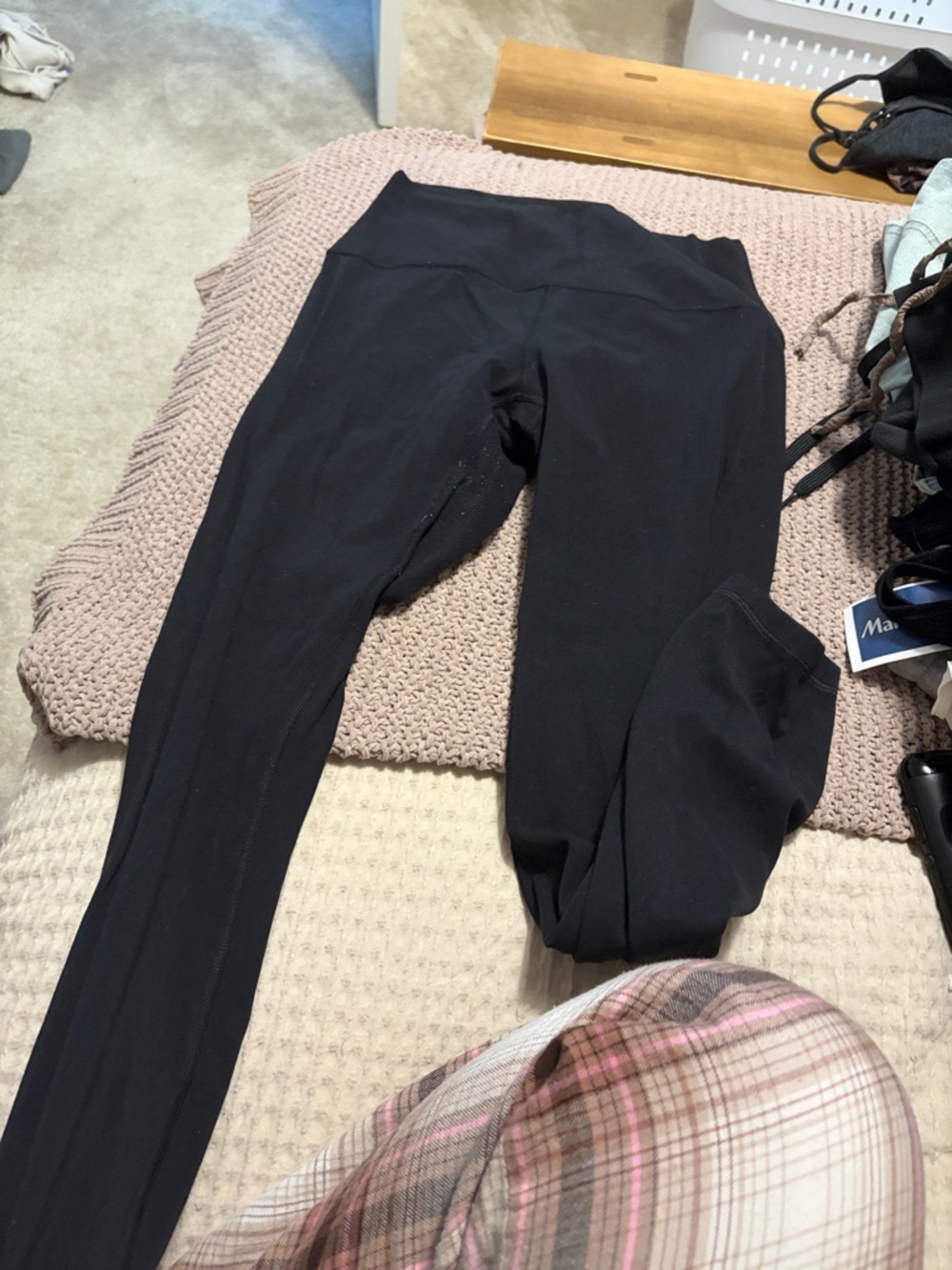 Black Women's High-Waist Performance Leggings